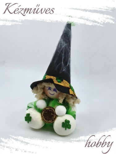 Quilling ajándék - Manók - A Szerencsehozó Pöttöm Boszi - Manók