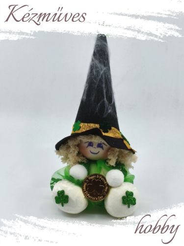 Quilling ajándék - Manók - A Szerencsehozó Pöttöm Boszi - Manók