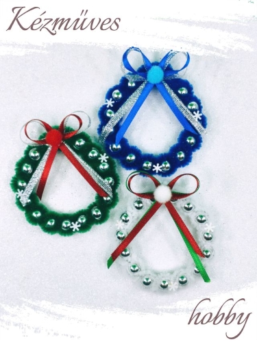 Quilling ajándék - Kellékek - Dekor koszorú - Kellékek