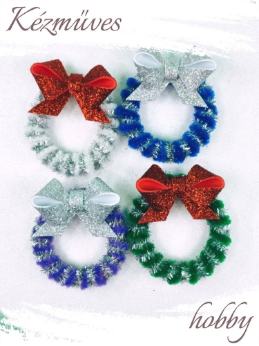 Quilling ajándék - Figurák - Kellékek - Dekor-koszorú - Kellékek