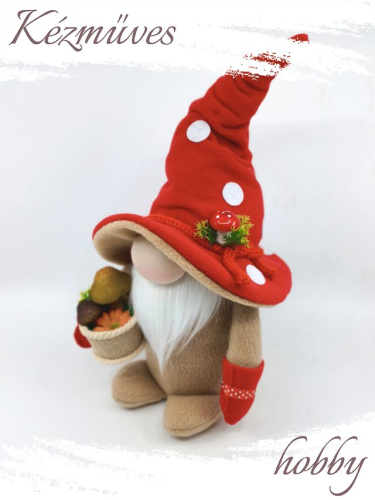 Quilling ajándék - Manók - Gombász Manó - Manók
