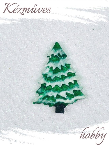 Quilling ajándék - Kellékek - Havas fenyő  - Karácsonyi kellékek