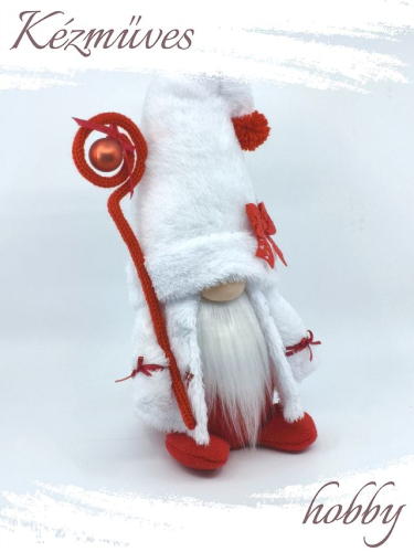 Quilling ajándék - Manók - Karácsonyi varázslatok őrzője (piros) - Manók
