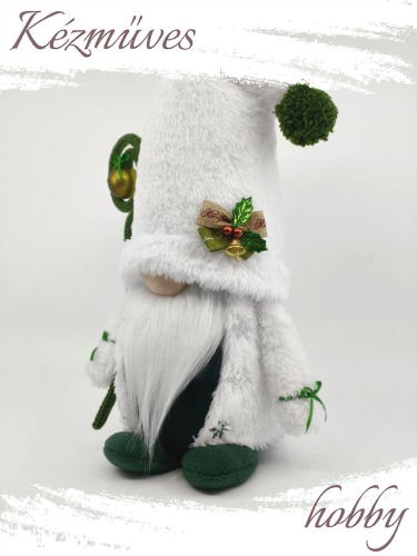 Quilling ajándék - Manók - Karácsonyi varázslatok őrzője (zöld) - Manók