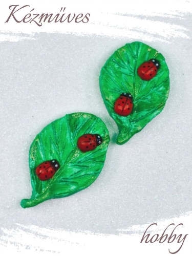 Quilling ajándék - Hűtőmágnes - Katica - Hűtőmágnes