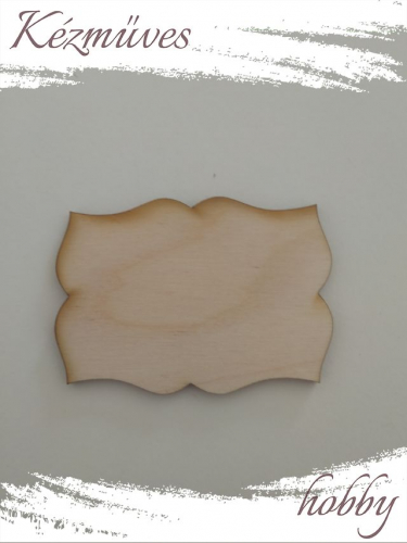 Quilling ajándék - Lézer vágott fa táblák - Kellékek - Különleges forma 6 - Lézer vágott fa táblák