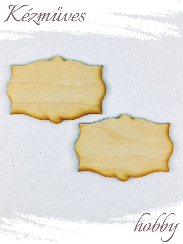 Quilling ajándék - Kellékek - Különleges forma 3 - Lézer vágott fa táblák