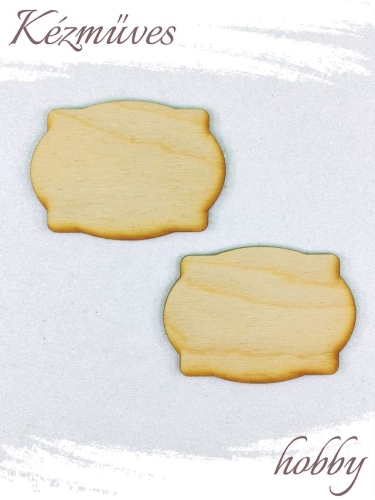 Quilling ajándék - Kellékek - Különleges forma 4 - Lézer vágott fa táblák