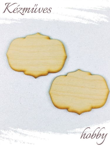 Quilling ajándék - Kellékek - Különleges forma 5 - Lézer vágott fa táblák