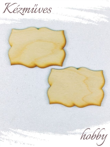 Quilling ajándék - Kellékek - Különleges forma 6 - Lézer vágott fa táblák