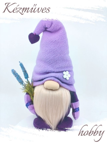 Quilling ajándék - Manók - Levendulás Manó - Manók