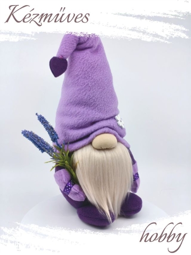 Quilling ajándék - Manók - Levendulás Manó - Manók