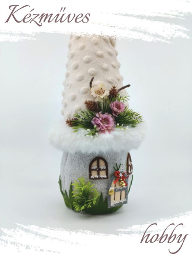 Quilling ajándék - Manók - Manó házikó - Manók