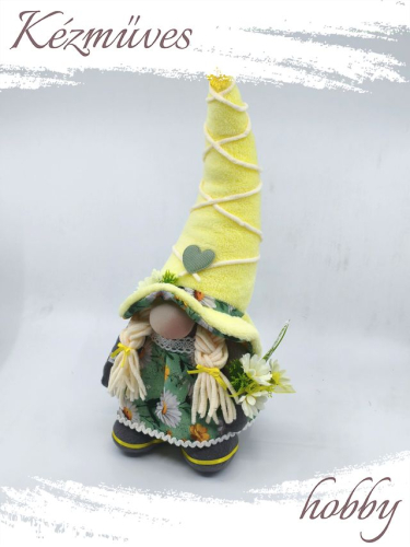 Quilling ajándék - Manók - Margarétás Manó - Manók