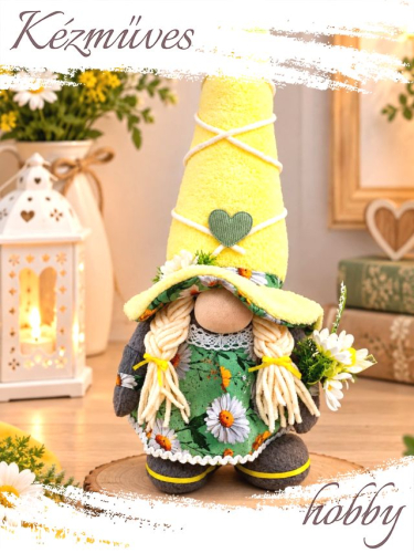 Quilling ajándék - Manók - Margarétás Manó - Manók