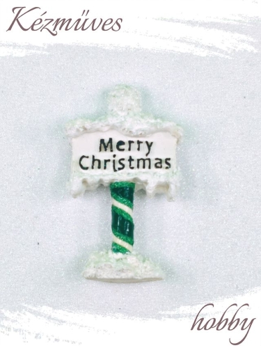 Quilling ajándék - Kellékek - Merry Christmas tábla - Karácsonyi Kellékek