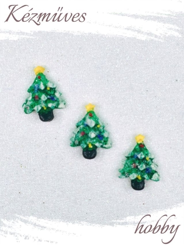 Quilling ajándék - Kellékek - Pici karácsonyfa - Karácsonyi kellékek