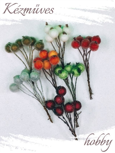 Quilling ajándék - Kellékek - Színes bogyók - Karácsonyi kellékek
