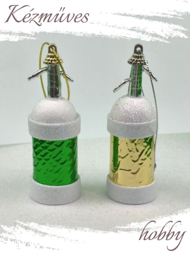 Quilling ajándék - Vintage - Szódás szifon - Vintage karácsonyfadísz