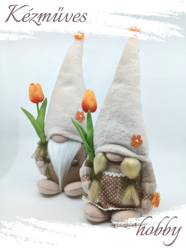 Quilling ajándék - Manók - Tulipános Manó - Manók