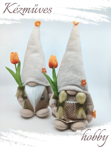Quilling ajándék - Manók - Tulipános Manó - Manók