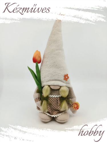 Quilling ajándék - Manók - Tulipános Manó - Manók