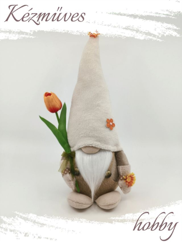 Quilling ajándék - Manók - Tulipános Manó - Manók