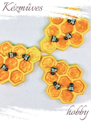 Quilling ajándék - Hűtőmágnes - Zümiék - Hűtőmágnes