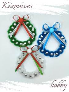 Quilling ajándék - Kellékek - Dekor koszorú - Kellékek