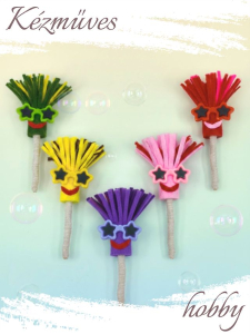 Quilling ajándék - Hűtőmágnes - Felmosók szemüvegben 1 - Hűtőmágnes