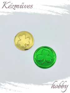 Quilling ajándék - Szerencse - Kellékek - Flitter szerencse tallér - Szerencse