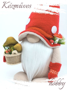 Quilling ajándék - Manók - Gombász Manó - Manók