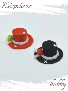 Quilling ajándék - Kellékek - Hóember kalap (nagy) - Kellékek
