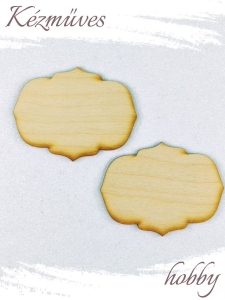 Quilling ajándék - Kellékek - Különleges forma 5 - Lézer vágott fa táblák