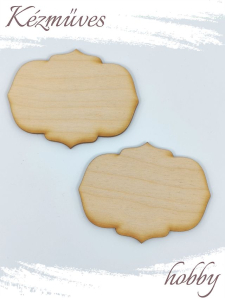 Quilling ajándék - Kellékek - Különleges forma 5 - Lézer vágott fa táblák