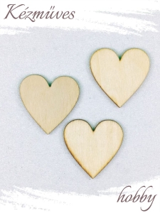 Quilling ajándék - Kellékek - Natúr szív tábla - Lézer vágott fa táblák