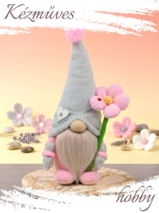 Quilling ajándék - Manók - Óriás virágú Manó - Manók