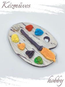 Quilling ajándék - Hűtőmágnes - Paletta - Hűtőmágnes