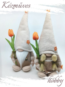 Quilling ajándék - Manók - Tulipános Manó - Manók